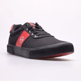 Big Star men's sneakers JJ174255 black red 1