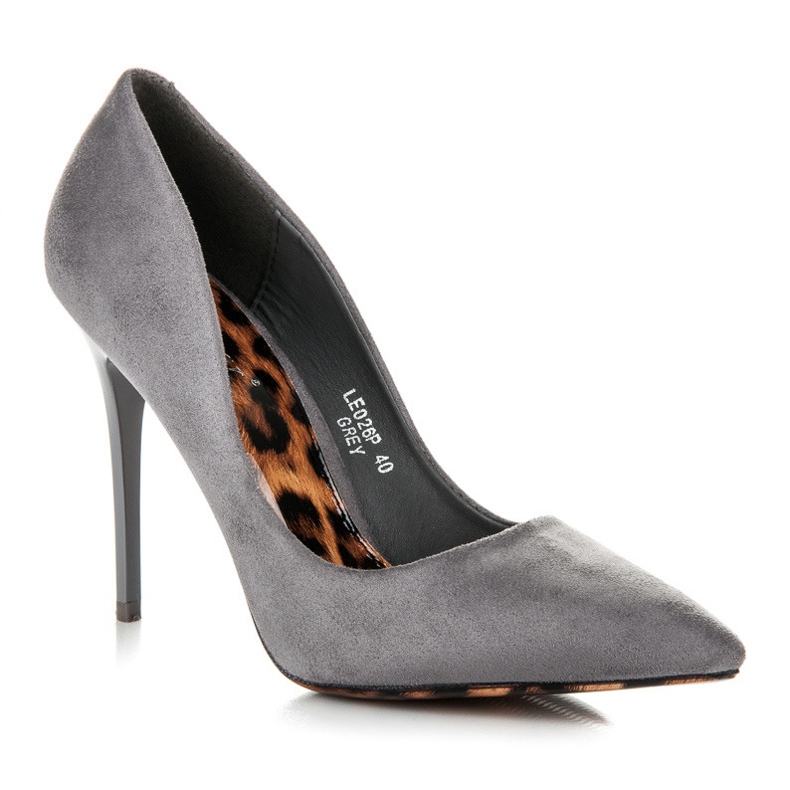 Seastar Leopard Style heels grey 1