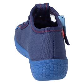 Befado children's slippers with a clasp 540P001, navy blue 2
