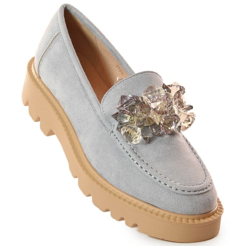 Vinceza shoes with crystals W 10863 JAN201B grey 1