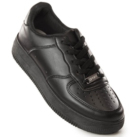 Black women's sports shoes Potocki 16002 1