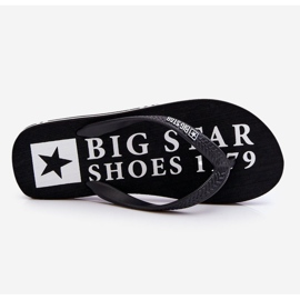 Men's Light Flip Flops Big Star LL174444 Black 1