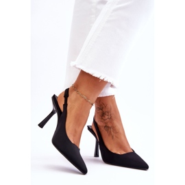 FS1 Classic Black Whitley Pointed Heels 2