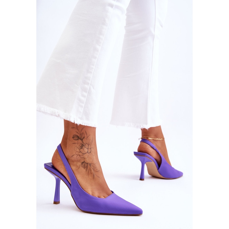 Classic Purple Whitley Spitz High Heels 2