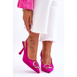 Fashionable Pins With Decoration And Zircons Fuchsia Alexia pink 1