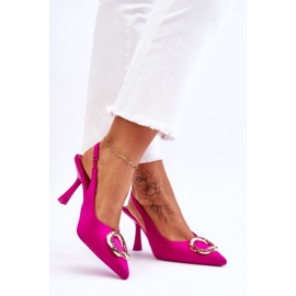 Fashionable Pins With Decoration And Zircons Fuchsia Alexia pink 2