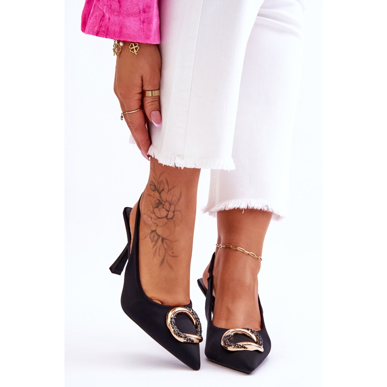 Fashionable Pins With Decoration And Zircons Black Alexia 1