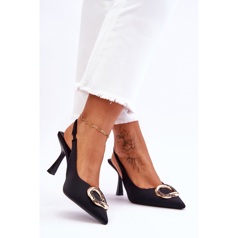 Fashionable Pins With Decoration And Zircons Black Alexia 2