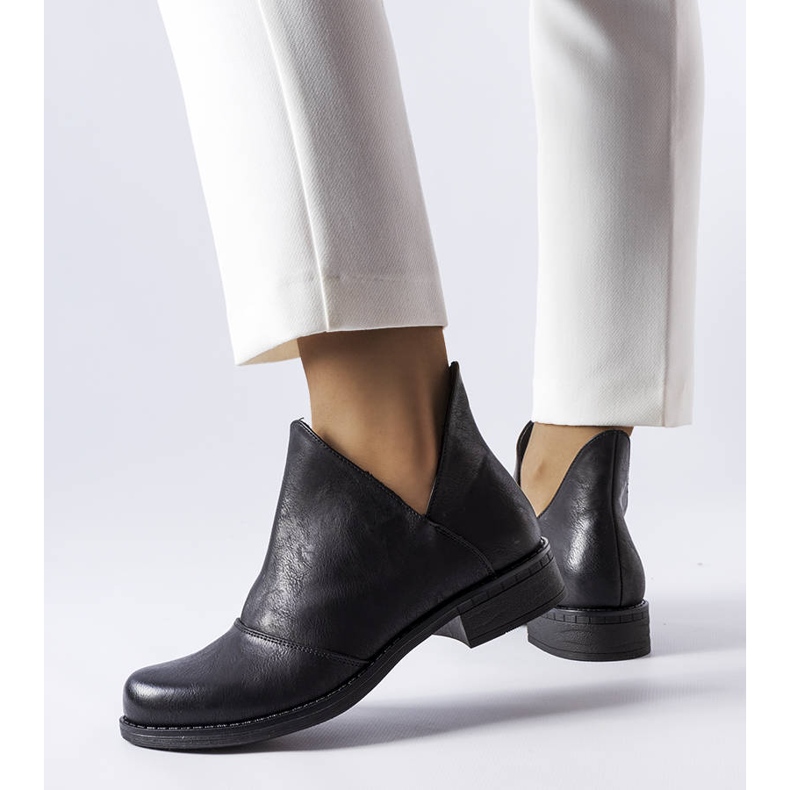 Black ankle boots from Lacombe 1