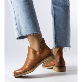 PA1 Brown boots with an irregular upper from Lacombe 1