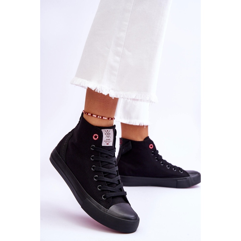 Women's Classic High Top Sneakers Cross Jeans LL2R4088C Black 2 Women's Classic High Top Sneakers Cross Jeans LL2R4088C Black 2