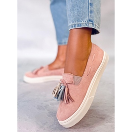 BM Spring sneakers with fringes Salma Pink 1
