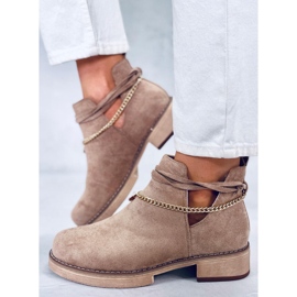 BM Spring cut-out boots Sienna Khaki beige 2