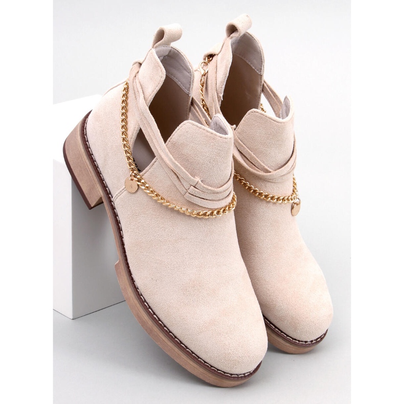 BM Spring cut-out boots Sienna Beige 1