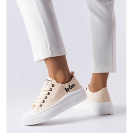 Lee Cooper LCW-23-44-1626L beige sneakers 1