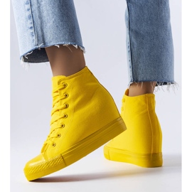 BM Yellow wedge sneakers from Groussay 2