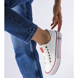 White sneakers on the platform Big Star LL274180 1