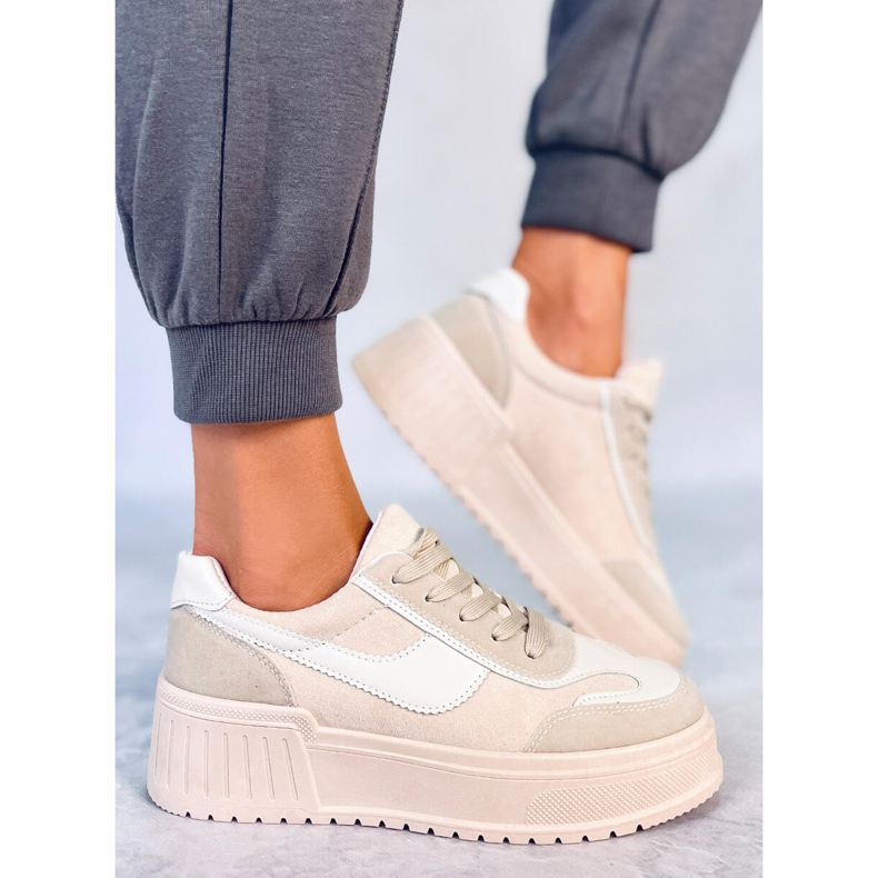 BM Platform sneakers Foret Beige 2