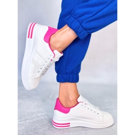 Maes Rose wedge sneakers white 2