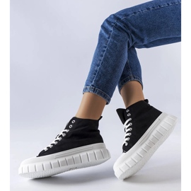Black high-top sneakers from Couet 1