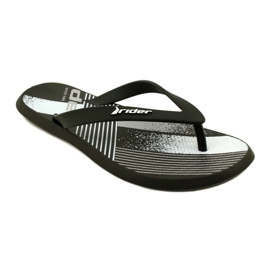 Men's slippers Rider 83419 AH973 Black/White 1 Men's slippers Rider 83419 AH973 Black/White 1