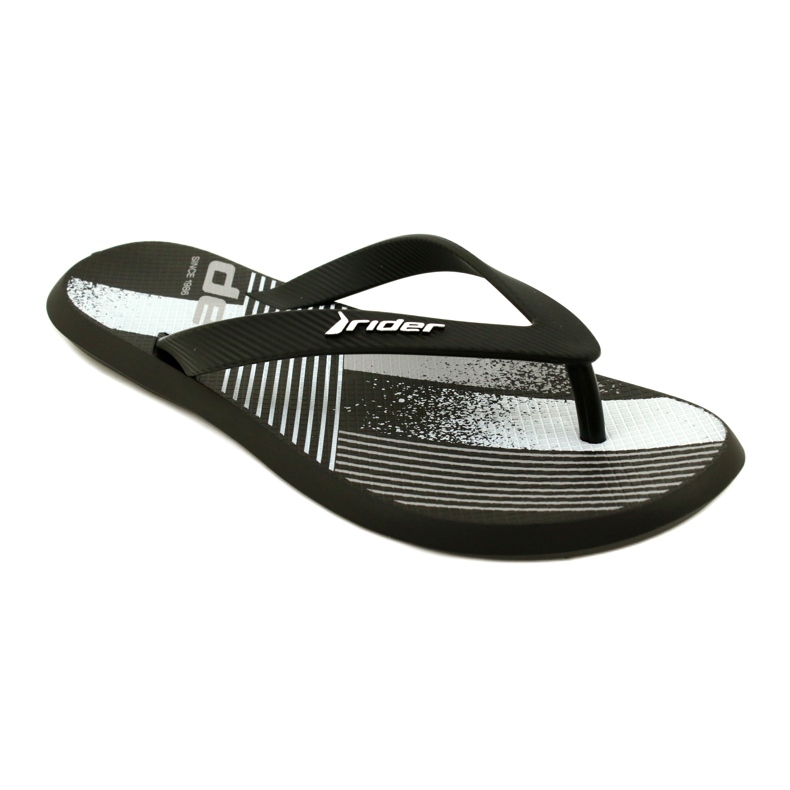 Men's slippers Rider 83419 AH973 Black/White 1 Men's slippers Rider 83419 AH973 Black/White 1