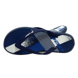 Men's flip-flops Rider 83419 AH972 Blue/White 5
