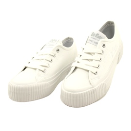 Lee Cooper LCW-23-31-1780L Thick Bottom Sneakers, white 3
