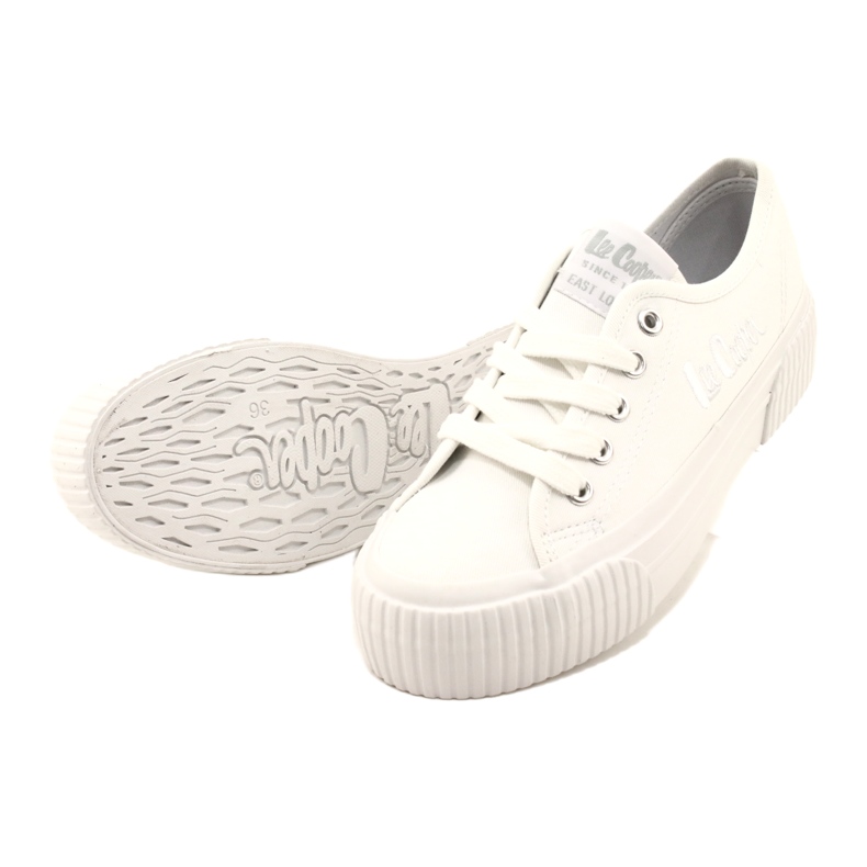 Lee Cooper LCW-23-31-1780L Thick Bottom Sneakers, white 8