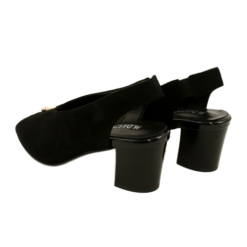 Women's sandals on the Daszyński post SA169-6 Black 4 Women's sandals on the Daszyński post SA169-6 Black 4