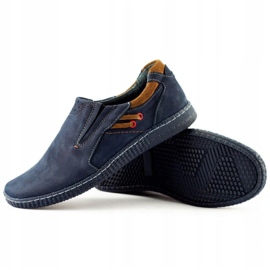 KOMODO Men's loafers 862L navy blue 3