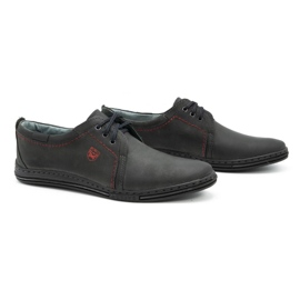 Polbut Leather shoes for men 343 gray grey 2 Polbut Leather shoes for men 343 gray grey 2