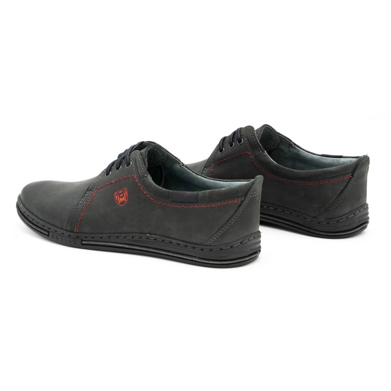 Polbut Leather shoes for men 343 gray grey 4 Polbut Leather shoes for men 343 gray grey 4