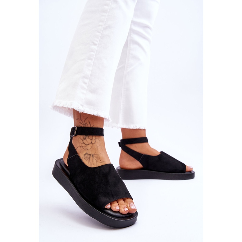Comfortable Women's Sandals On The Black Rubie Platform 2