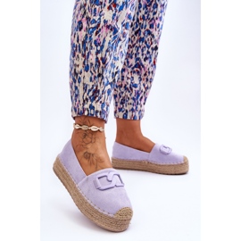 Women's Classic Platform Espadrilles Purple Maurine 2
