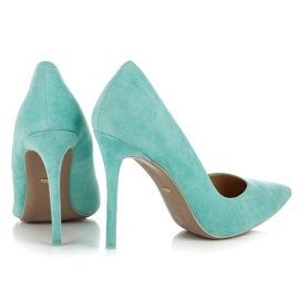 Vices Suede heels blue 1
