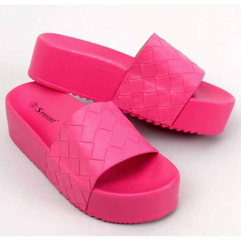 PA1 High-soled sandals from Morlet Fuchsia pink 2