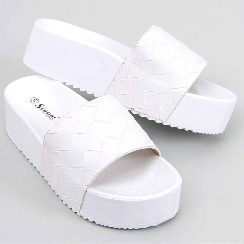 PA1 High-soled sandals from Morlet White 1