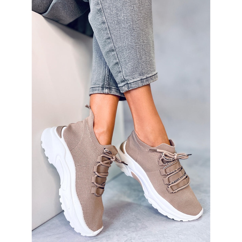 Vesco Khaki socks socks beige 1