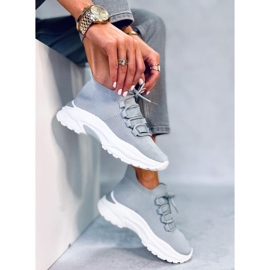 Vesco Gray sock sports shoes grey 2