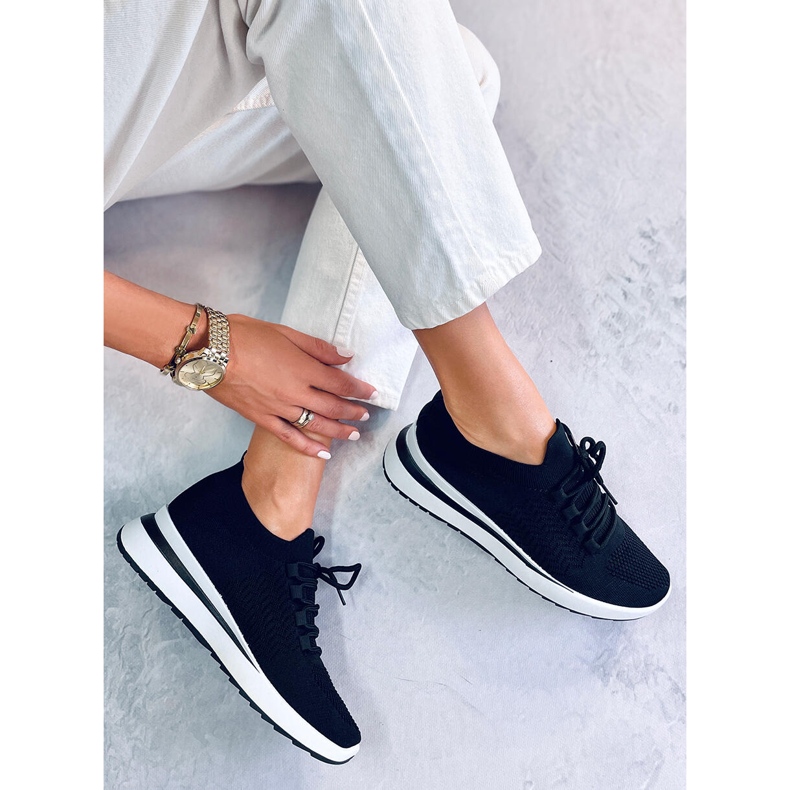 PA1 Barthel Black sock sports shoes 1