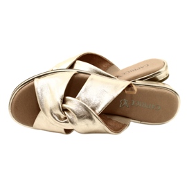 Caprice Comfortable Women's Slippers Platino Metalic 9-27100-20 959 golden 4 Caprice Comfortable Women's Slippers Platino Metalic 9-27100-20 959 golden 4