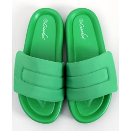 PA1 Cueto Green nylon slides 1