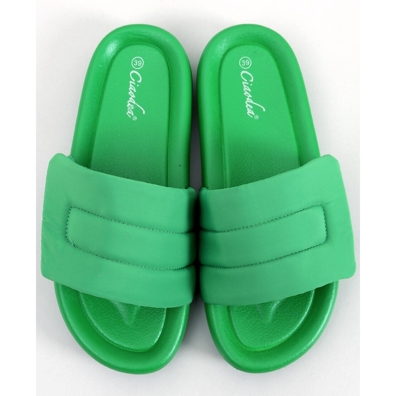 PA1 Cueto Green nylon slides 1