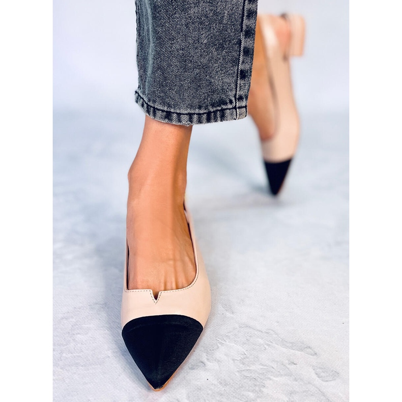 Seastar Open heel ballet flats from Sanaz Beige 2