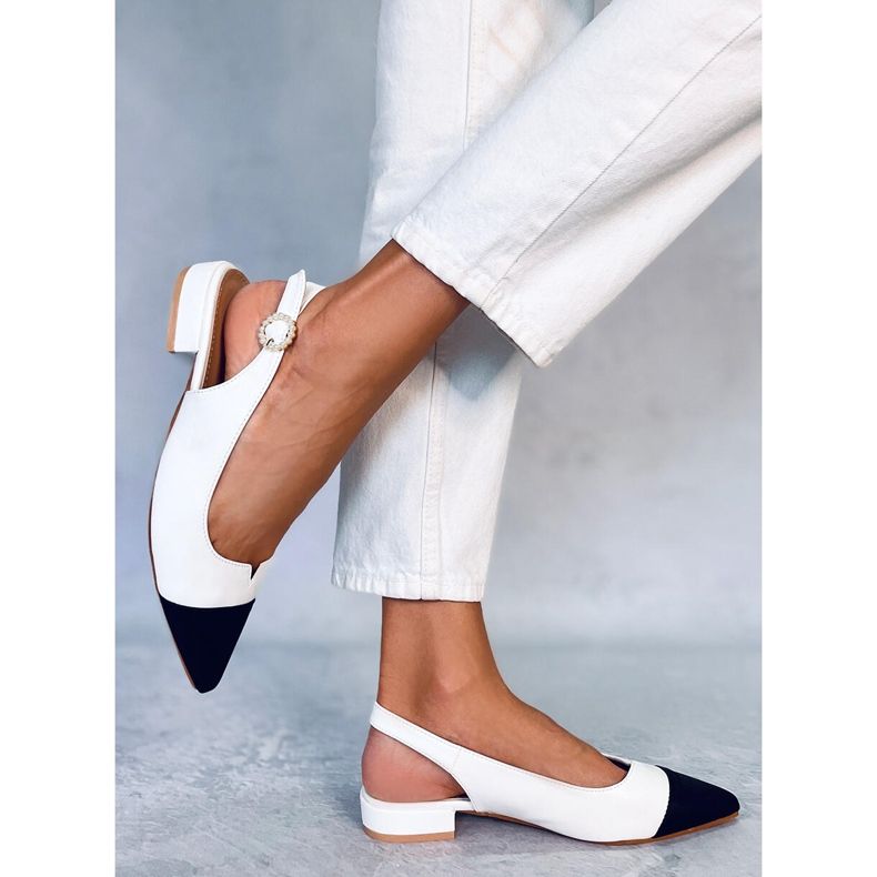 Seastar Sandals with an open heel from Sanaz White 1