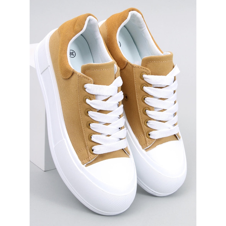 Takao Ginger chunky sole sneakers yellow 1