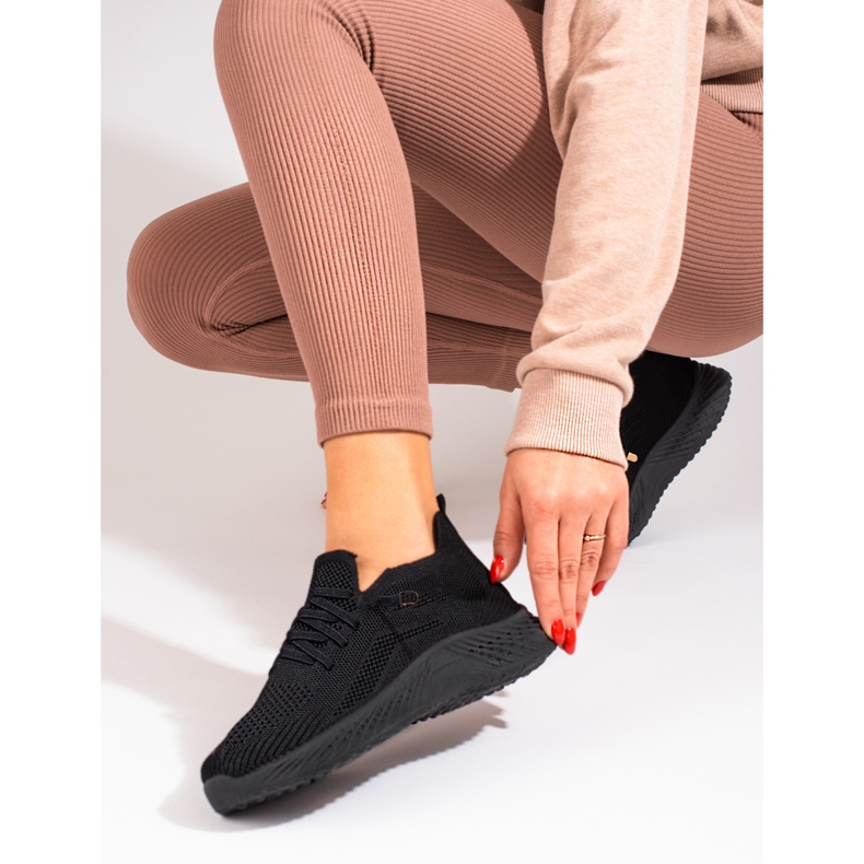 Women's textile sports shoes Shelovet black 2