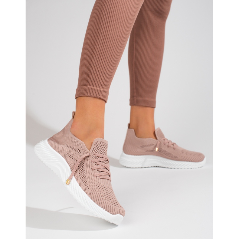 Women's textile sports shoes Shelovet powder pink 1 Women's textile sports shoes Shelovet powder pink 1