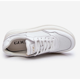 Women's Comfortable Sports Shoes GOE LL2N4054 White-Beige 1